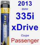 Passenger Wiper Blade for 2013 BMW 335i xDrive - Assurance