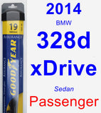 Passenger Wiper Blade for 2014 BMW 328d xDrive - Assurance