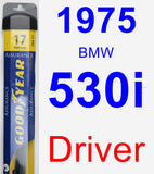 Driver Wiper Blade for 1975 BMW 530i - Assurance