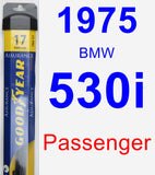 Passenger Wiper Blade for 1975 BMW 530i - Assurance