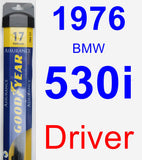 Driver Wiper Blade for 1976 BMW 530i - Assurance