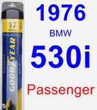 Passenger Wiper Blade for 1976 BMW 530i - Assurance