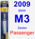 Passenger Wiper Blade for 2009 BMW M3 - Assurance