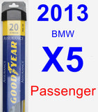 Passenger Wiper Blade for 2013 BMW X5 - Assurance