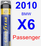 Passenger Wiper Blade for 2010 BMW X6 - Assurance