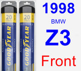 Front Wiper Blade Pack for 1998 BMW Z3 - Assurance