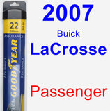 Passenger Wiper Blade for 2007 Buick LaCrosse - Assurance