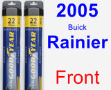 Front Wiper Blade Pack for 2005 Buick Rainier - Assurance