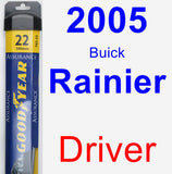 Driver Wiper Blade for 2005 Buick Rainier - Assurance