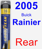 Rear Wiper Blade for 2005 Buick Rainier - Assurance