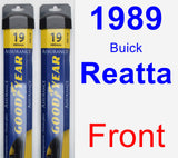 Front Wiper Blade Pack for 1989 Buick Reatta - Assurance