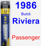 Passenger Wiper Blade for 1986 Buick Riviera - Assurance