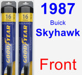 Front Wiper Blade Pack for 1987 Buick Skyhawk - Assurance