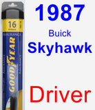 Driver Wiper Blade for 1987 Buick Skyhawk - Assurance