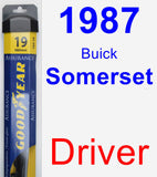 Driver Wiper Blade for 1987 Buick Somerset - Assurance