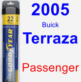 Passenger Wiper Blade for 2005 Buick Terraza - Assurance