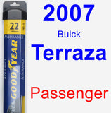 Passenger Wiper Blade for 2007 Buick Terraza - Assurance