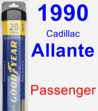 Passenger Wiper Blade for 1990 Cadillac Allante - Assurance