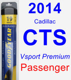 Passenger Wiper Blade for 2014 Cadillac CTS - Assurance
