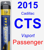 Passenger Wiper Blade for 2015 Cadillac CTS - Assurance