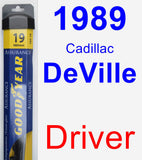 Driver Wiper Blade for 1989 Cadillac DeVille - Assurance