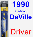 Driver Wiper Blade for 1990 Cadillac DeVille - Assurance