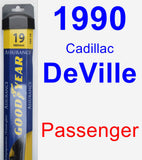 Passenger Wiper Blade for 1990 Cadillac DeVille - Assurance