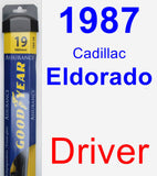 Driver Wiper Blade for 1987 Cadillac Eldorado - Assurance