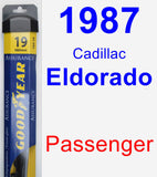 Passenger Wiper Blade for 1987 Cadillac Eldorado - Assurance