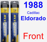 Front Wiper Blade Pack for 1988 Cadillac Eldorado - Assurance