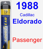 Passenger Wiper Blade for 1988 Cadillac Eldorado - Assurance