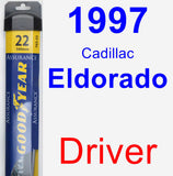 Driver Wiper Blade for 1997 Cadillac Eldorado - Assurance