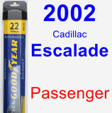 Passenger Wiper Blade for 2002 Cadillac Escalade - Assurance