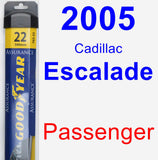 Passenger Wiper Blade for 2005 Cadillac Escalade - Assurance