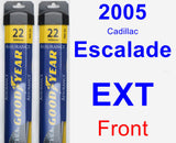 Front Wiper Blade Pack for 2005 Cadillac Escalade EXT - Assurance