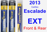 Front & Rear Wiper Blade Pack for 2013 Cadillac Escalade EXT - Assurance