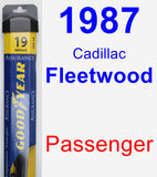 Passenger Wiper Blade for 1987 Cadillac Fleetwood - Assurance