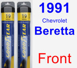 Front Wiper Blade Pack for 1991 Chevrolet Beretta - Assurance