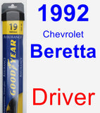 Driver Wiper Blade for 1992 Chevrolet Beretta - Assurance