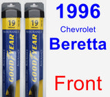 Front Wiper Blade Pack for 1996 Chevrolet Beretta - Assurance