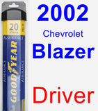 Driver Wiper Blade for 2002 Chevrolet Blazer - Assurance