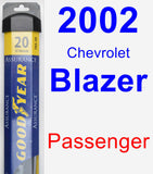 Passenger Wiper Blade for 2002 Chevrolet Blazer - Assurance