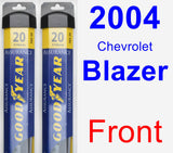 Front Wiper Blade Pack for 2004 Chevrolet Blazer - Assurance