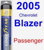 Passenger Wiper Blade for 2005 Chevrolet Blazer - Assurance