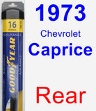 Rear Wiper Blade for 1973 Chevrolet Caprice - Assurance
