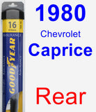 Rear Wiper Blade for 1980 Chevrolet Caprice - Assurance