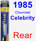 Rear Wiper Blade for 1985 Chevrolet Celebrity - Assurance