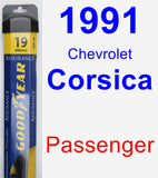 Passenger Wiper Blade for 1991 Chevrolet Corsica - Assurance