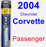 Passenger Wiper Blade for 2004 Chevrolet Corvette - Assurance