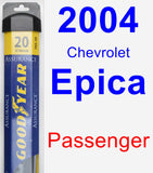 Passenger Wiper Blade for 2004 Chevrolet Epica - Assurance